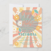 ピース・ラブ・アンド・パーティ ヒッピーパーティー 招待状 (正面)