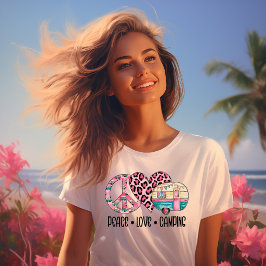 ピース ラブ キャンピング トライブレンドＴシャツ