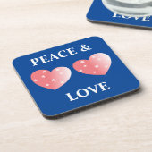 ピース＆ラブ コースター (左側)