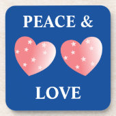 ピース＆ラブ コースター (正面)