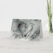 ピース ラブ ジョイ エレガント シンプル フォト シーズンカード (正面)