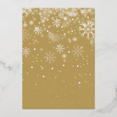 ピース ラブ ジョイ 5枚の写真 グレーナリー クリスマス ゴールド 箔シーズンカード (裏面)