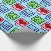 ピース・ラブ・ストック ラッピングペーパー (角)