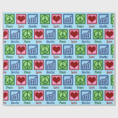 ピース・ラブ・ストック ラッピングペーパー (フラット)