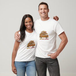 ピース ラブ バレンタイン レトロ 60年代 ヒッピーバン フラワー Tシャツ