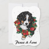 ピース＆ラブ パピー シーズンカード (正面)