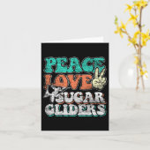 ピース ラブ フクロモモンガ カード (黄色い花)