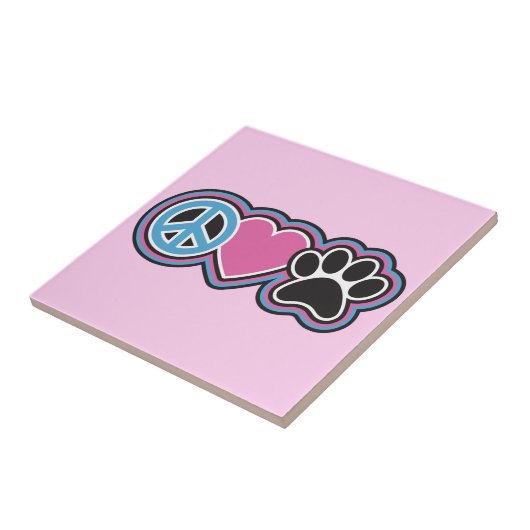 『ピース・ラブ・ペッツ』 タイル (側面)