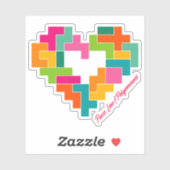 ピース、ラブ&ポリオーミヌビニールステッカー シール (シート)