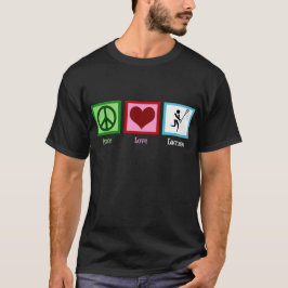 ピース ラブ ラクロス Tシャツ