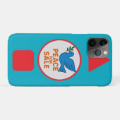 ピース(平和)をテーマにしたデザインのスマホケース Case-Mate iPhoneケース (裏面(横))
