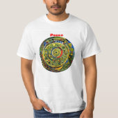 ピース - 英語 Tシャツ (正面)