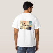 ピースTシャツ Tシャツ (裏面フル)