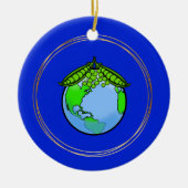 ピーズオンアースビーガンベジタリアンクリスマスオーナメント セラミックオーナメント (正面)