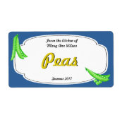 ピーズキャニング ラベル (正面)