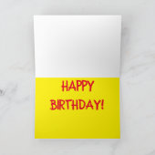 ピータおもしろいー誕生日漫画 シーズンカード (内部)