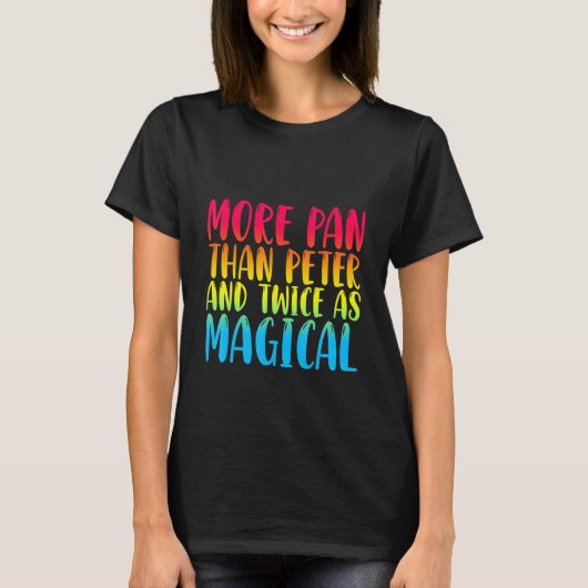 ピータアより大きなパンと魔法の二倍 Tシャツ (正面)