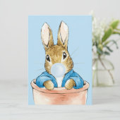 ピーターうさぎが青いバブルガムを吹く サンキューカード (スタンド正面)