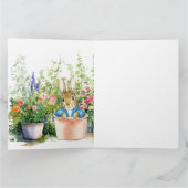 ピーターうさぎの庭 カード (内部)