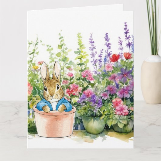 ピーターうさぎの庭 カード (正面)