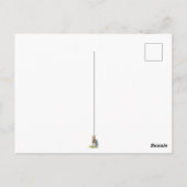 ピーターうさぎの1歳の誕生日メッセージ ポストカード (裏面)