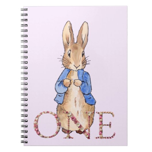 ピーターうさぎの1歳の誕生日 ノートブック (正面)