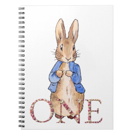 ピーターうさぎの1歳の誕生日 ノートブック (正面)