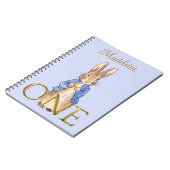 ピーターうさぎの1歳の誕生日 ノートブック (左側)