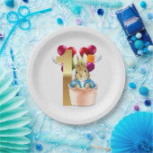 ピーターうさぎの1歳の誕生日 ペーパープレート (パーティー)