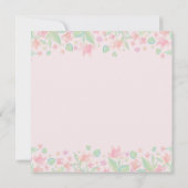 ピーターうさぎをカスタマイズしよう ご招待します 招待状 (裏面)