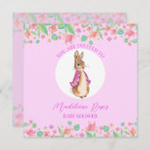 ピーターうさぎをカスタマイズしよう 招待状 (正面/裏面)