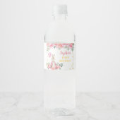 ピーターうさぎウォーターボトルラベル誕生日パーティー ペットボトルラベル (正面)