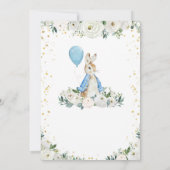 ピーターうさぎタイムカプセルノートメッセージカード サンキューカード (裏面)