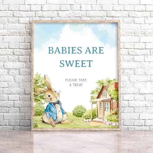 ピーターうさぎベビーは甘いテイクは治療 ポスター
