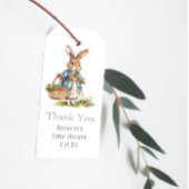 ピーターうさぎ女の子ベイビーシャワーありがとう ギフトタグ