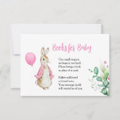 ピーターうさぎ本ベビーカード 出欠カード (正面)