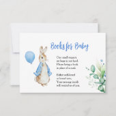 ピーターうさぎ本ベビーカード 出欠カード (正面)