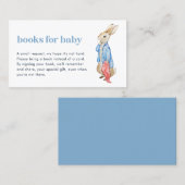 ピーターうさぎ本ベビー挿入カード 名刺 (正面/裏面)