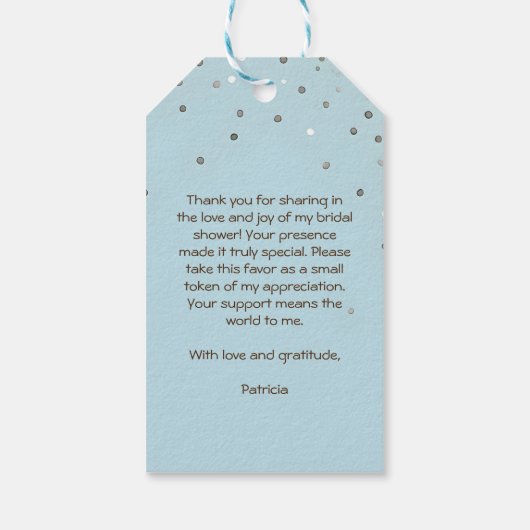 ピーターうさぎ秋の赤感謝していん坊のシャワー ギフトタグ (裏面)