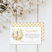 ピーターうさぎ赤ちゃんシャワーおむつラッフルエンクロージャーC エンクロージャーカード