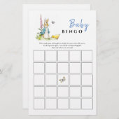 ピーターうさぎ赤ちゃんシャワービンゴゲーム (正面/裏面)