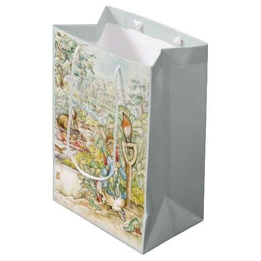 ピーターうさぎ食べのニンジン ミディアムペーパーバッグ (正面アングル)