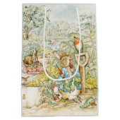 ピーターうさぎ食べのニンジン ミディアムペーパーバッグ (裏面)