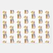 ピーターうさぎ1歳の誕生日 ラッピングペーパーシート (正面2)