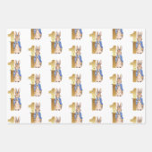 ピーターうさぎ1歳の誕生日 ラッピングペーパーシート (正面)