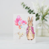 ピーターうさぎ ありがとう サンキューカード (スタンド正面)