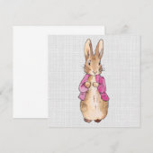 ピーターうさぎ ありがとう サンキューカード (正面/裏面)