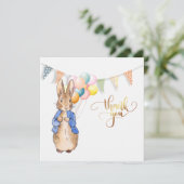 ピーターうさぎ ありがとう サンキューカード (スタンド正面)