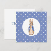 ピーターうさぎ ありがとう サンキューカード (正面/裏面)