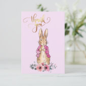 ピーターうさぎ ありがとう サンキューカード (スタンド正面)